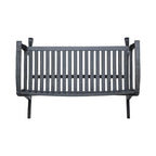 Natural Stain / Dark Grey Acacia Wood Rocking Loveseat – 2-Person