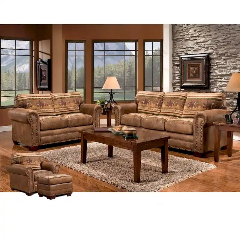 Wild Horses Lodge 4-piece Set