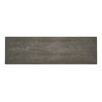 Grey / Walnut Mid-Century Console Table, Rubberwood Legs, Seats 1