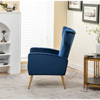 Kaleigh 27.6W Velvet Square Arm Sofa Chair
