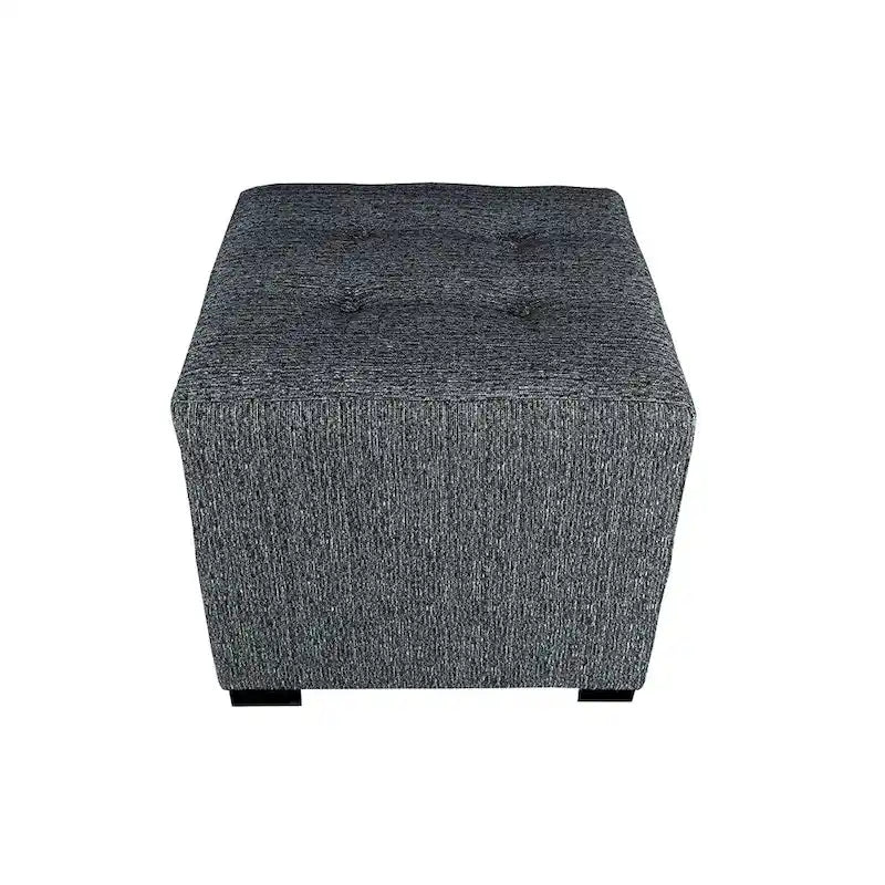 MJL Furniture Text2 Olivia 4-button Tufted Square Ottoman