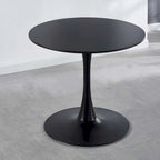 31.5Tulip Table Mid-century Dining Table for 2-4 people With Round Mdf Table Top, Pedestal Dining Table, Leisure Coffee Table