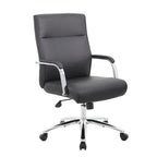 Grey Linen / White / Black Executive Conference Chair, Single Seat