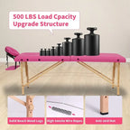 Massage Table 84 Inches Long Portable with Carry Case Table