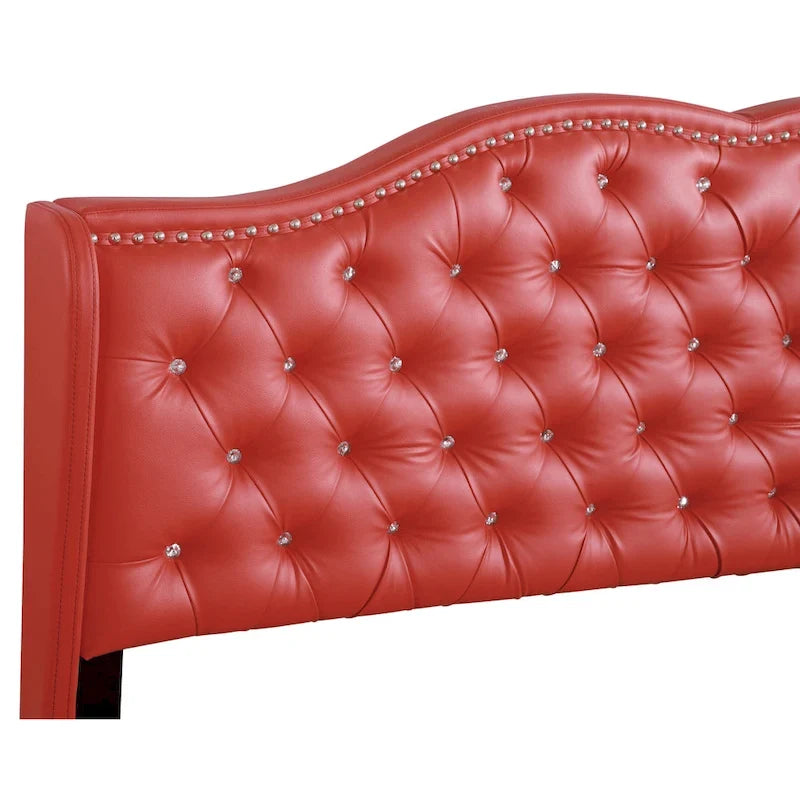 Joy Jewel Tufted Upholstered Bed