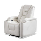 Power Leather Recliner Chair Home Theater Seating Soft