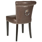Charcoal Fabric Bent-Back Dining Chair, Set of 2
