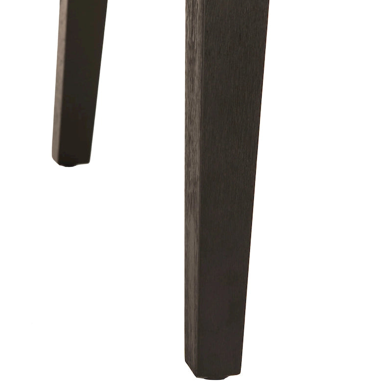Charcoal Fabric Bent-Back Dining Chair, Set of 2
