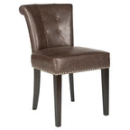 Charcoal Fabric Bent-Back Dining Chair, Set of 2