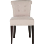 Charcoal Fabric Bent-Back Dining Chair, Set of 2