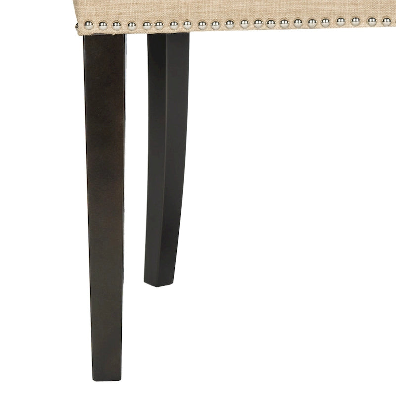 Charcoal Fabric Bent-Back Dining Chair, Set of 2