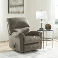 Nutmeg / Taupe Rocker Recliner, Single Seat, Polyester Upholstery