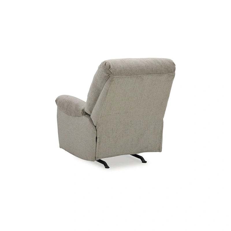 Nutmeg / Taupe Rocker Recliner, Single Seat, Polyester Upholstery