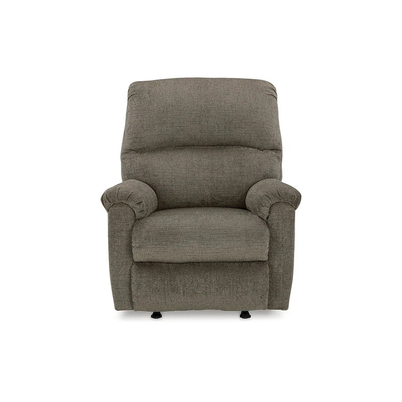 Nutmeg / Taupe Rocker Recliner, Single Seat, Polyester Upholstery