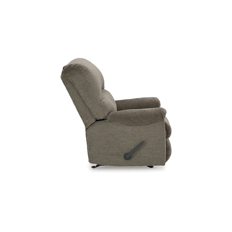 Nutmeg / Taupe Rocker Recliner, Single Seat, Polyester Upholstery