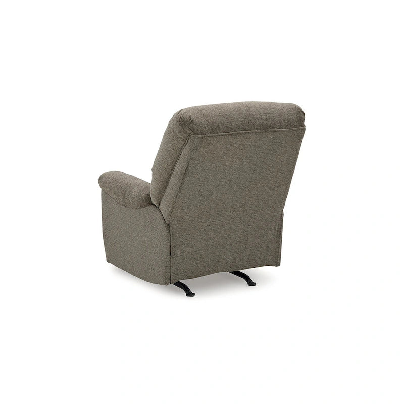 Nutmeg / Taupe Rocker Recliner, Single Seat, Polyester Upholstery