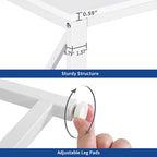 Brown / Grey / White Reversible L-Shaped Desk with Shelves, Power Outlets & RGB Light